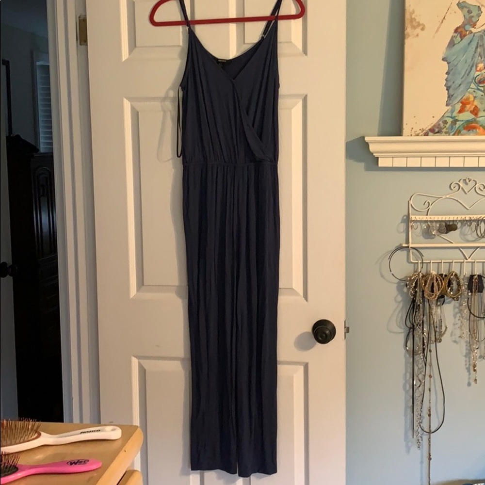 Blue jumpsuit